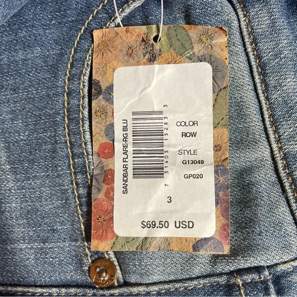 NWT Quiksilver Flare Jeans - Picture 8 of 8